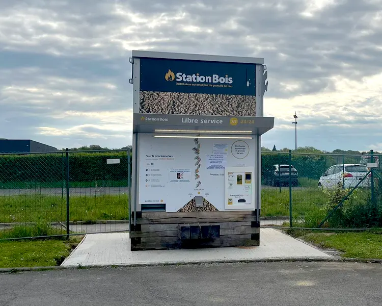 Station bois — Energy, Thuin